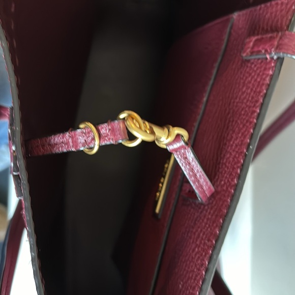 Tory Burch McGraw Tassel Tote - Burgundy - Picture 7 of 10